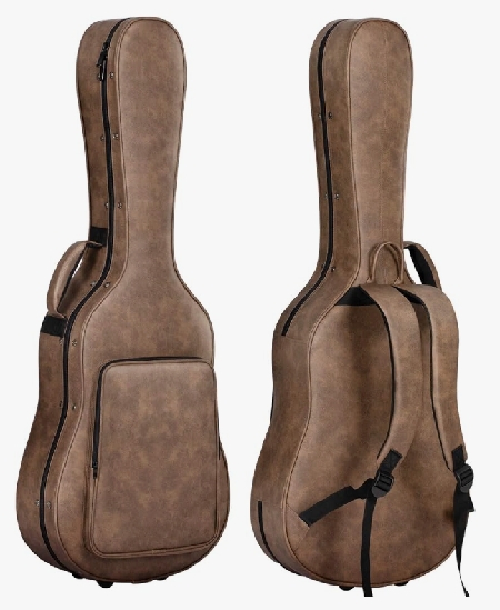 funda cahaya semirrígida color marrón con bolsillo