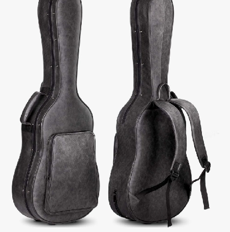 funda negra Cahaya con bolsillo porta documentos para guitarra clasica