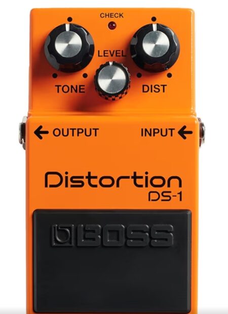 Pedal para guitarra eléctrica multiefectos con mandos de dist,tone,lever modelo ds-1