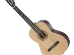guitarra zurda principiantes clásica -acustica classic cantabile as-851l 4/4