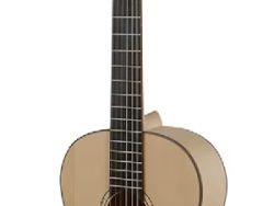 guitarra clásica principiantes zurdos gewa pro nature silver color creama