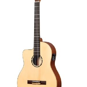guitarra acústica cutaway para zurdos Ortega rce125