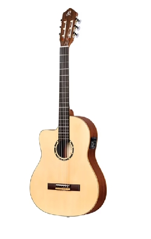 guitarra acústica cutaway para zurdos Ortega rce125