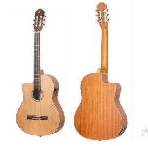 guitarra zurda cutaway rce131 sn-l color blanco para novatos y nivel intermedio