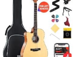donner dss -6 electroacústica zurda PP ara principiantes economica pack con accesorios